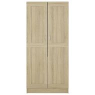 Гардероб, дъб сонома, 82,5x51,5x180 см, инженерно дърво