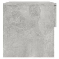 Нощни шкафчета, 2 бр, бетонно сиво, инженерна дървесина