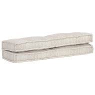 Палетна възглавница за диван, светлокафява, текстил, пачуърк