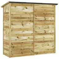 Барака за инструменти, импрегниран бор, 182x76x175 см