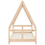 Рамка за детско легло 80x160 см масивна борова дървесина