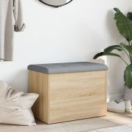 Пейка за съхранение, дъб сонома, 62x42x45 см, инженерно дърво