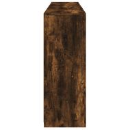 Сайдборди с LED осветление, 3 бр, опушен дъб, инженерно дърво