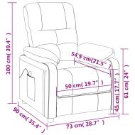 Масажен стол, кремав, текстил