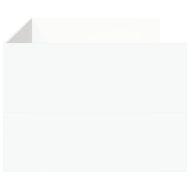 Дневно легло с чекмеджета, без матрак, бял, 75x190 см