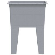 Вана за пране, сива, 59x41x75 см, смола