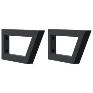 Стенен рафт за мивка, стомана и масивно дърво бук