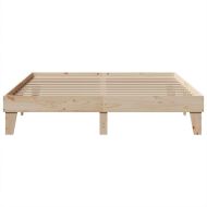 Рамка за легло без матрак, 180x200 см, масивна чамова дървесина