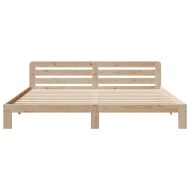 Рамка за легло без матрак, 180x200 см, масивна чамова дървесина