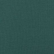 Кушетка с възглавници, тъмнозелена, текстил