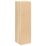 Шкаф за баня с държач за ролки, дъб сонома, 20,5x22x72 см