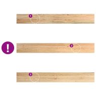 Прозоречни первази, 2 бр, 120x15x2 см, необработен масивен дъб