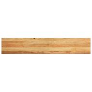 Прозоречни первази, 2 бр, светлокафяви, 140x30x2 см, дъб масив