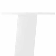 Крака за конзолна маса, 4 бр., бели, 72 см, стомана