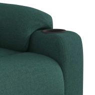 Наклоняем стол, тъмнозелен, текстил