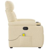 Масажен наклоняем стол, кремав, текстил