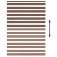 Зеброва щора 165x200 см Ширина на плата 160,9 см полиестер