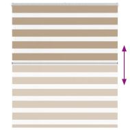 Зеброва щора 130x150 см ширина на плата 125,9 см полиестер