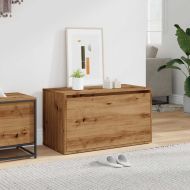 Пейка за коридор, 80x40x45 см, Дъб артизан, Инженерна дървесина