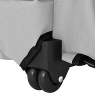 Количка за домашни любимци 3 в 1, дизайн, сива, 48x32x(57-106) см, оксфордски плат