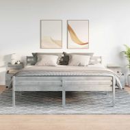 Нощни шкафчета, 2 бр. с 2 чекмеджета, бетонно сиви, 40x36,5x62 см