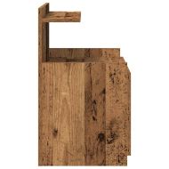 Нощни шкафчета, 2 бр. с 2 чекмеджета, старо дърво, 40x36,5x62 см