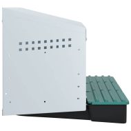 Кутия за пилета с 3 отделения, за стенен монтаж, поцинкована стомана