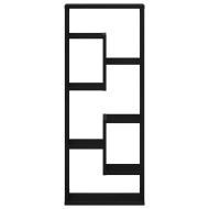 Стенен рафт, черен дъб, 36x16x90 см, инженерно дърво