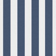 Градински възглавници, 4 бр, райета, 45x45 см, тъмносини