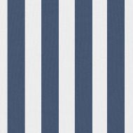 Градински възглавници, 2 бр, райета, 60x40 см, тъмносини