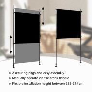 Външна ролетна щора, 120x270 см, антрацит