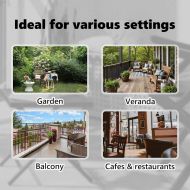 Външна ролетна щора, 120x270 см, антрацит