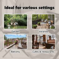 Външна ролетна щора, 100x270 см, кремава