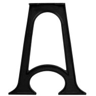 Крака за трапезна маса, 2 бр, A-образни, чугун