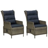 Градински трапезен комплект, 7 части, кафяв