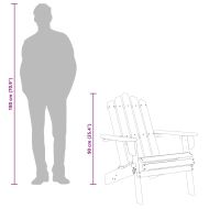 Градински стол "Адирондак", акациево дърво масив