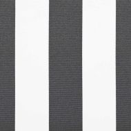 Прибираща се тента, антрацит и бяло, 3x2,5 м, плат и алуминий