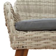 Комплект за хранене на открито 7 pcs Светлосиво