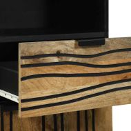 Комплект мебели за баня с чекмедже 4 pcs Кафяво Инженерно дърво