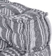 Модулен диван 4 pcs Сив принт текстил