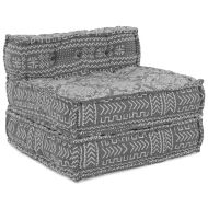 Модулен диван 4 pcs Светлосиво текстил