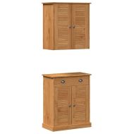 Комплект мебели за баня VIGO 2 pcs Кафяво 67.5 x 34 x 80 см