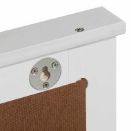 Комплект мебели за баня с рафт 3 pcs Кафяво 37 x 34 x 110 см