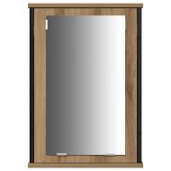 Комплект мебели за баня с рафт 4 pcs Дъб Инженерно дърво