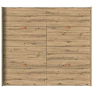 Легло с място за съхранение Дъб 180 x 200 cm Инженерно дърво