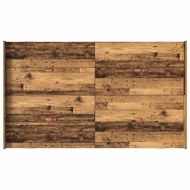 Легло с място за съхранение с таблото Старо дърво 120 x 200 cm