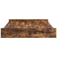 Легло с място за съхранение с таблото Димян дъб 140 x 190 cm