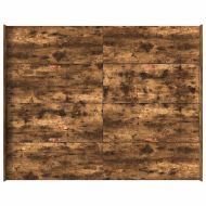 Легло с място за съхранение с таблото Димян дъб 135 x 190 cm