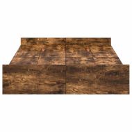 Легло с място за съхранение с таблото Димян дъб 120 x 190 cm