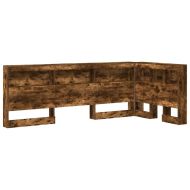 Табла за съхранение с рафт Димян дъб 75 cm Инженерно дърво